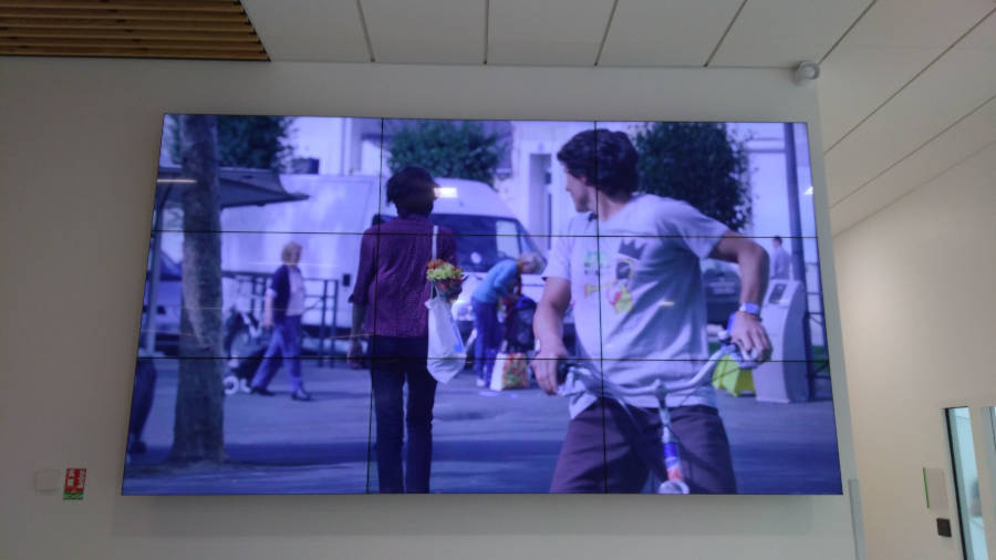 ELACOM - Mur d'image mairie angers